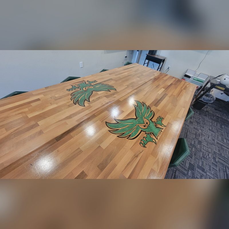 Pueo Butcher Block Table