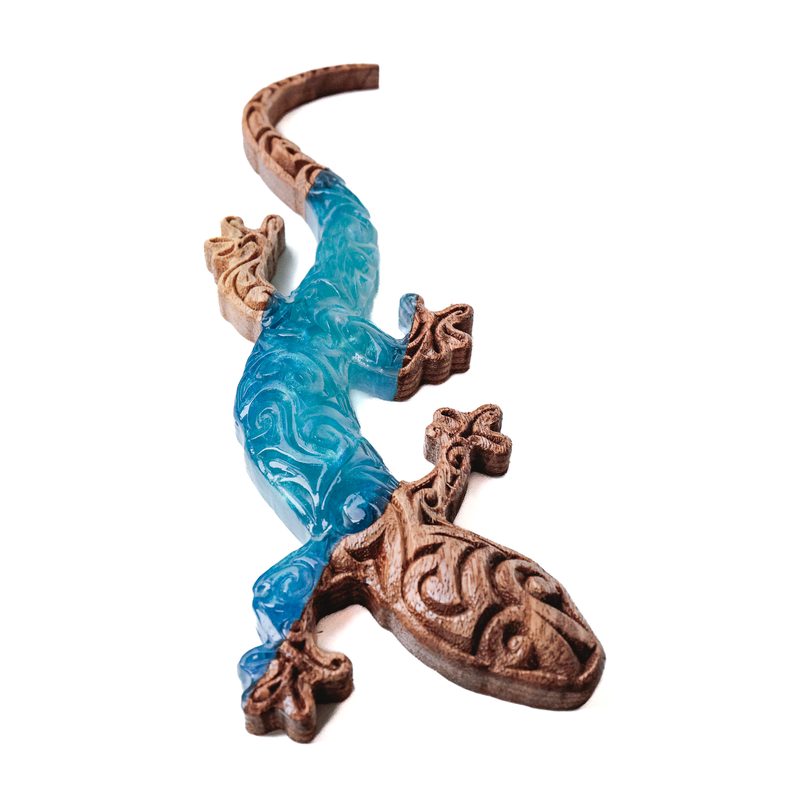 Gecko with Epoxy