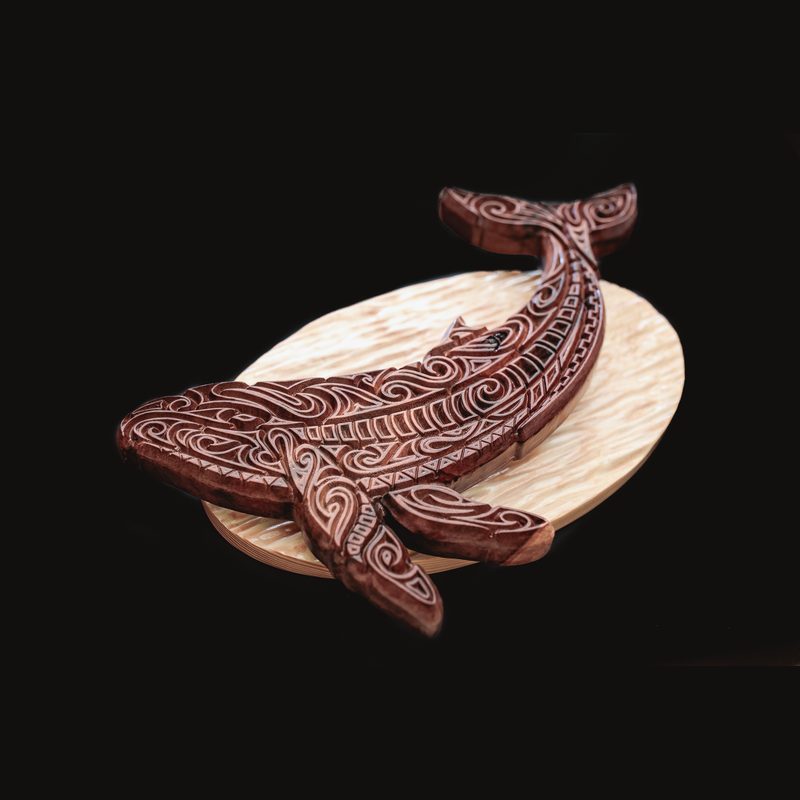 Mounted Whale