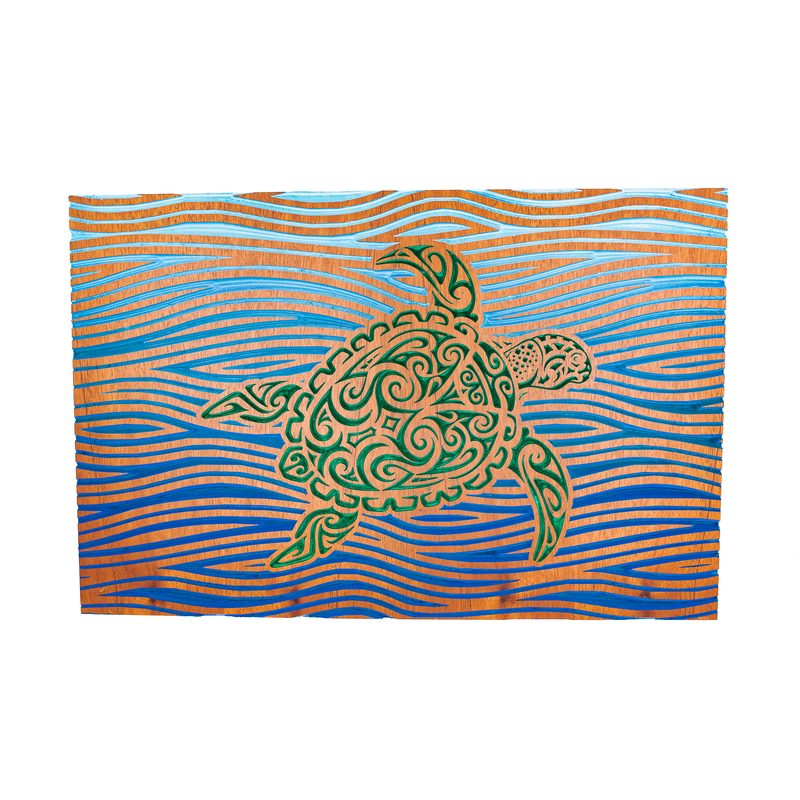 Turtle on Waves