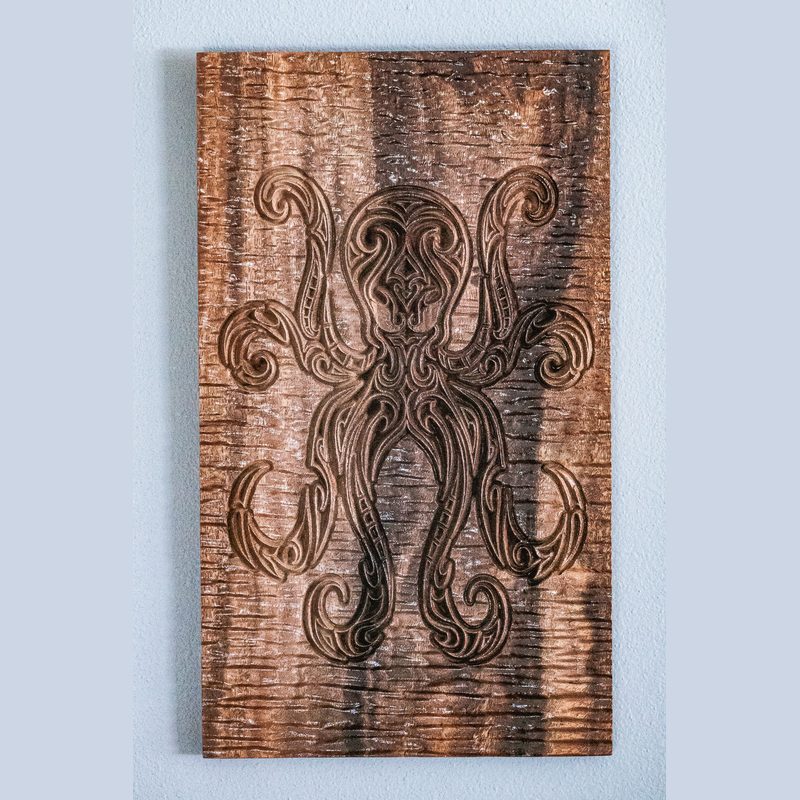 Octopus, Textured Panel