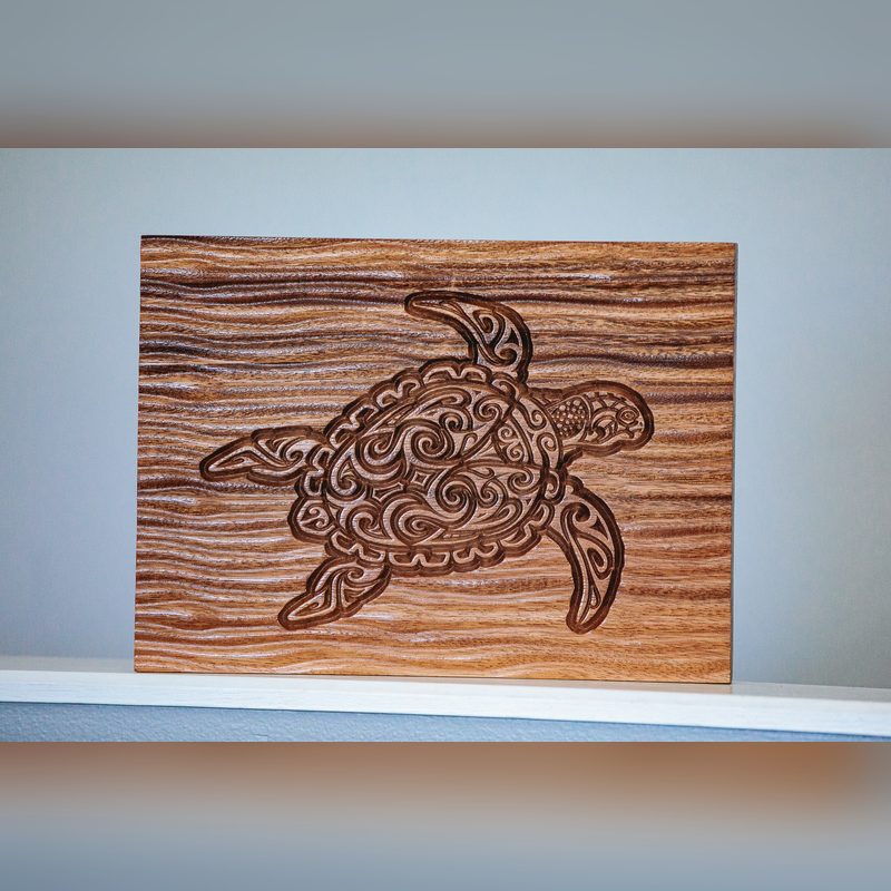 Turtle in Waves