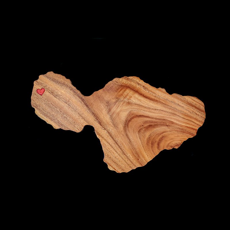 Maui Resin Heart