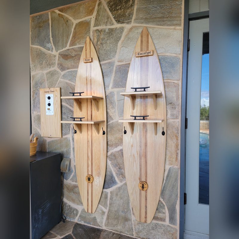 Carved Surfboard