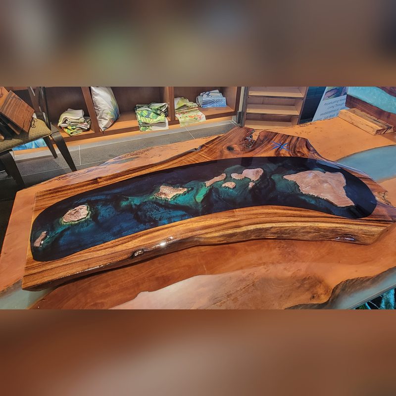 Live Edge Islands River Table