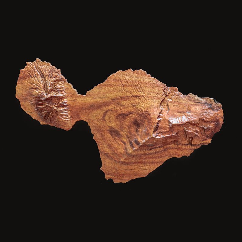 Maui Topo in Koa